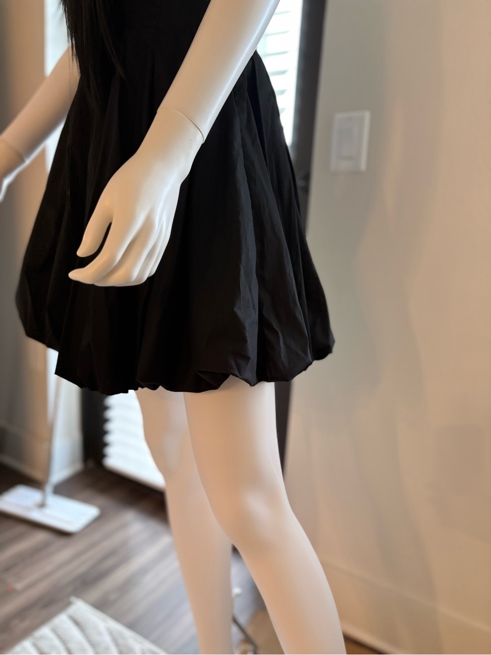 Steve Madden Black Zip Front Mini Dress - Picture 11 of 11